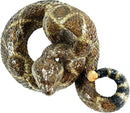Michael Carr Designs Western Diamondback Rattlesnake L - Outdoor Snake Figurine for gardens, patios and lawns (80057),Brown by GreenHaven Gardens
