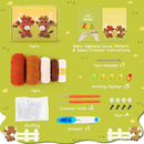 Highland Cow Crochet Kit for Beginners - 2PCS Animals Crochet Kit with Step-by-Step Video Tutorials, Highland Cows Crocheting Kit, Crochet Starter Kit for Kids and Adults, Stuffed Animal Knitting Kit by TinyTreasures Baby Boutique