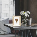 AELS 5x7 Inch Vintage Picture Frame, Elegant Antique Photo Frames with Glass Front, Photo Display, Tabletop Wall Hanging, Gift Ideas, Off-white with Gold Trim by CozyNest Decor