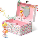 Jewelkeeper Girls Musical Jewelry Box - Durable Pine Fiberboard with Pink Lining - Kids Jewelry Box - The Beautiful Dreamer Tune - Gifts for Girls - Fairy Jewellery Box - 6x4x3.5in by TinyTreasures Baby Boutique