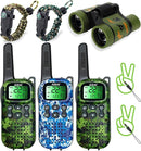 Walkie Talkies for Kids Toys Boys Gifts Aged 5+ Long Range 2 Way Radio for Camping Hunting Hiking Outdoor Game 6 7 8 9 10 Year Old Birthday Present for Kids by TinyTreasures Baby Boutique
