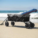 Creative Outdoor Original Folding Wagon All-Terrain Wheels by GreenHaven Gardens