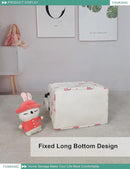FANKANG Storage Bins, Nursery Hamper Canvas Laundry Basket Foldable with Waterproof PE Coating Large Storage Baskets for Kids Boys and Girls, Office, Bedroom, Clothes,Toys(Rec-pink crowns) by TinyTreasures Baby Boutique