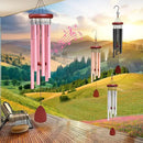 Large Aluminium Wind Chimes Outside, Soothing Melodic Memorial Sympathy Wind Chime, Suitable Outdoor Garden Decor, Gift for Mom Women Neighbors (Pink Wind Chimes-36) by CozyNest Decor