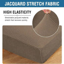 H.VERSAILTEX Super Stretch Individual Chaise Cover Sectional Couch Covers for L Shaped Sofa Both Left/Right Featuring Thick Jacquard Textured Twill Fabric (1 Piece Chaise Cover Large, Macchiato) by CozyNest Decor