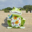Solar Outdoor Frog Statue Lighting, Waterproof Frog Statue Light,Outdoor Lighting, Decorations for Patio,Yard,Lawn, Porch, Ornament by CozyNest Decor