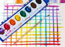 Color Swell Washable Bulk Watercolors, 18 pack, 8 Colors, Wood Brush, Classroom Bulk Pack - Bulk Watercolors by TinyTreasures Baby Boutique