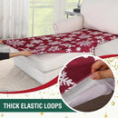 H.VERSAILTEX Christmas Sofa Slipcover Fleece Stretch Chaise Cover Sectional Couch Covers for L Shaped Sofa Both Left/Right Snowflakes Sofa Cover for Christmas (1 Piece Chaise Cover, Snowflakes) by CozyNest Decor