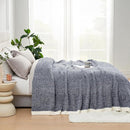 Snuggle Sac Heather Navy Oversized Twin-XL Size Blanket, Super Soft, Warm, Knit, 66x90 inches by TinyTreasures Baby Boutique