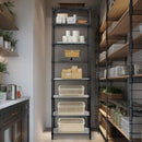 Finnhomy 8-Tier Wire Shelving Unit Adjustable Steel Wire Rack Shelving, 80.7 Inches Height 8 Shelves Metal Storage Rack, Pantry Shelves for Storage with PE mat, NSF Certified, Black by GreenHaven Gardens