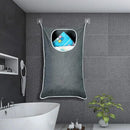 Hanging Laundry Bag with Over Door Hooks, Laundry Hamper and Space Saving Laundry Bag with Zipper, Hanging Hamper for Clothes, Toys, Towels, ...（36"x 22",Grey-2Pack) by CozyNest Decor