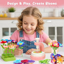 Aboofx Fabric Flower Bouquet Toys for Girls 3 4 5 6 7 8 Years Old, Flower Making Kit for Kids Age 3 4 5 6 7 8, Educational DIY Flowers Press Craft Kit Toy for Girls Birthday Holiday Party Xmas Gifts by TinyTreasures Baby Boutique