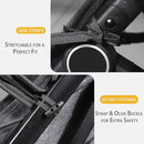 Mosquito Net for Stroller, Universal 3D Baby Bug Net with Two-Way Zippers & Storage Bag, Breathable & Foldable Netting for Stroller,Cradle（White） by TinyTreasures Baby Boutique