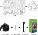 Pond Netting, Pond Netting for Koi Ponds 15 x 20 FT Pond Net, Heavy Duty Woven Fine Mesh Pond Garden Pool Netting Kit for Leaves to Catch Leaves and Debris, Protects Koi Fish from Birds Cats Predators by GreenHaven Gardens