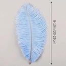 THARAHT Light Purple Ostrich Feathers 24pcs Natural Bulk 8-10Inch 20cm-25cm for Crafts Wedding Party Centerpieces Easter Gatsbi and Home Decoration Feathers