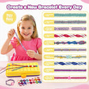 Cmiolacuna Friendship Bracelet Making Kit for Girls, 3-Layer Storage Box Arts and Crafts Bracelets Jewelry String Maker Kit Ages 8-12,Best Christmas Birthday Gift for Girls 6 7 8 9 10 11 12 Year Old by TinyTreasures Baby Boutique