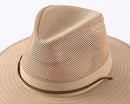 Home Prefer Cotton Summer Fedora Hat Wide Brim Sun Hats for Men Women UPF 50+ Sun Protection Cap for Fishing Hiking by GreenHaven Gardens