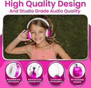 Puro Sound Labs PuroQuiet Plus Noise Cancelling Headphones for Kids, Bluetooth Kids On Ear Headphones with Mic, Lightweight On-Ear Design, Studio-Grade Sound (Pink) by TinyTreasures Baby Boutique