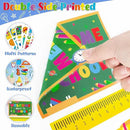 9 Sheets Back to School Window Clings, Double-Sided Window Clings for Classroom, Bus Apple Pencil First Day of School Book Window Stickers for First Day of School Decorations Supplies Decor by CozyNest Decor