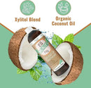 Dr. Ginger’s Coconut Oil Pulling Alcohol Free Mouthwash - Mint Flavor, 14 fl oz, 2pcs - Support Gum Health, Tongue, and Teeth Whitening for Adults, Fluoride Free, All-Natural, with Xylitol by CozyNest Decor
