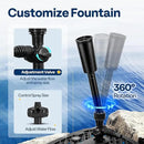 VIVOHOME All-in-One Pond Filter Fountain System Kits, 540 GPH Submersible Water Pump for Ponds up to 1060 Gallons by GreenHaven Gardens