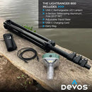 Devos Outdoor LightRanger 800 Lumen Lantern - Rechargeable Telescoping LED Lantern, 30-Hour Runtime, Illuminates 40-Foot Area, Adjustable Height by GreenHaven Gardens