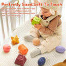 Sensory Balls for Baby, Soft Textured Multi Sensory Toys Montessori Toys for Babies Toddler Ball Toys Gift Set BPA Free Montessori Infant Baby Toys 6 to 12 Months by TinyTreasures Baby Boutique
