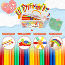 Ggiibro Straw Constructor Toys STEM Building Toys 800Pcs Toys for 3+ Year Interlocking Plastic Toys Engineering Toys Thin Tube Blocks Toy Educational Toy Kit for Indoor Kids Toys with a Storage Box by TinyTreasures Baby Boutique