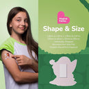 BioSwiss Bandages, Magical Fairies Shaped Self Adhesive Bandage, Latex Free Sterile Wound Care, Fun First Aid Kit Supplies for Kids and Adults, 50 Count by TinyTreasures Baby Boutique