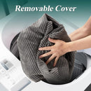 3.5FT Bean Bag Chairs Teardrop Bean Bag Chair for Adults Beanbag Chair with Memory Foam Filled Machine Washable Cover for Living Room, Bedroom (Large,Grey) by TinyTreasures Baby Boutique