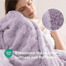 Bedsure GentleSoft King Size Blanket for Bed - Super Soft Cozy Blankets for Women Men Girls, Large Fuzzy Fleece Throw for Bedroom Decor, Lavender Fog,108x90 Inches by CozyNest Decor