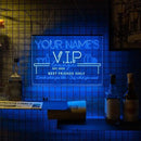 Personalized Bar Signs with Your Name for home wall light up with personalized pub name, man cave accessories, beer themed neon customizable lighted sign by CozyNest Decor