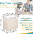 Vtopmart 8.5L Large Food Storage Containers by CozyNest Decor