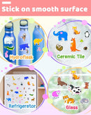 Benresive Reusable Sticker Books for Kids 2-4, Sticker Books for Toddlers 1-3 2-4, Toddler Travel Toys Activities Crafts Gifts - Animal by TinyTreasures Baby Boutique