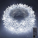 KNONEW 99ft 300 LED Christmas Lights Outdoor String Lights 8 Modes & Memory Fairy Light Plug in Waterproof LED String Lights for Xmas Yard Tree Wedding (Cool White) by GreenHaven Gardens