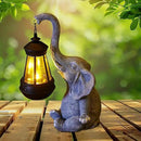 Attivolife Lucky Elephant Solar Statue Light for Garden Decor, Outdoor Waterproof Figurines Lamp, Art Patio Lawn Easter Balcon Yard Ornament - Beautifully Home Ideal Birthdays Gifts for Women Mom by GreenHaven Gardens