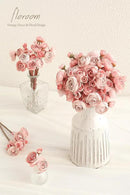 Floroom Ranunculus Artificial Flowers 18 Pcs Dusty Rose Faux Silk Mini Ranunculus Bulk Fake Wedding Filler Flowers for DIY Bouquets, Centerpieces, Bridal Shower Decorations & Arrangements by CozyNest Decor