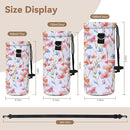 RICHEN Neoprene Water Bottle Carrier Bag with Adjustable Shoulder Strap,Insulated Water Bottle Cover for Stainless Steel/Glass/Plastic Bottles by TinyTreasures Baby Boutique