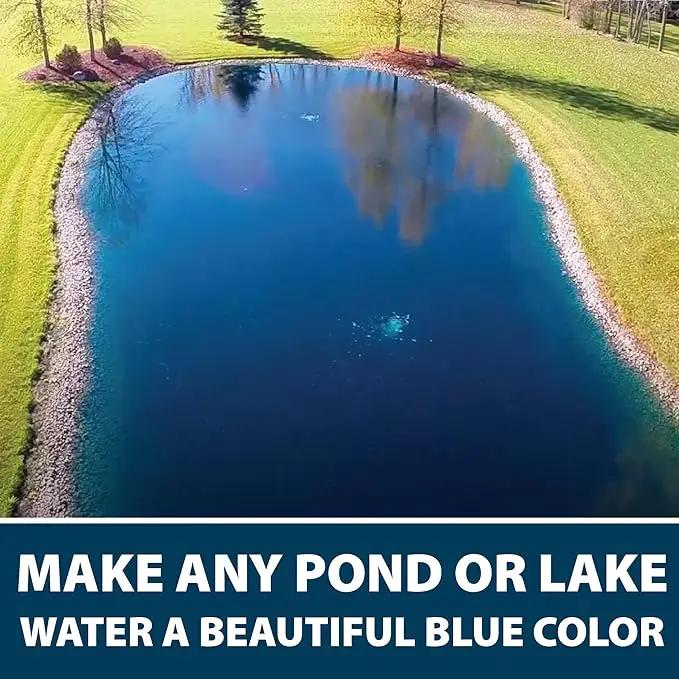 Airmax Pond Dye Packets Nature's Blue Colorant for Large Pond & Lake, Beneficial UV Blocking Color Concentrate, Maintain Clean & Clear Pond, Fish, Bird & Animal Safe, Easy Treatment, 2 Soluble Packets, photo 9 of 9