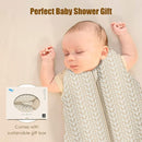 SWEET DOLPHIN Baby Sleep Sack 6-12 Months - 100% Cotton 2-Way Zipper TOG 0.5 Infant Wearable Blanket, Newborn Essentials Toddler 3 Pack Sleeping Sacks - Brown by TinyTreasures Baby Boutique