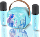 Mini Karaoke Machine for Kids Frozen Toys for Girl Princess Toys 3 4 5 6 7 8 9 10 Year Old Girl Birthday Gifts Kids Toys Toddler Wireless Microphones by TinyTreasures Baby Boutique