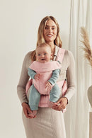 BabyBjörn Baby Carrier Mini, Light Pink, 3D Jersey | Infant Carrier (7-25 lbs), Ergonomic, Easy-to-Use by TinyTreasures Baby Boutique