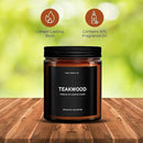 1OAK Scented Candles for Men - Teakwood & Masculine - Soy Wax, Long Burning Premium by CozyNest Decor