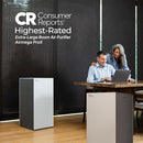 COWAY Air Purifiers for Large Room Whole Home Up to 4,253ft², 2 Sets of XL Washable Pre-Filters and True HEPA Filters for Dual Purification, PM1.0 AQI, Turbo Mode, Timer, Wheels, 5yr Warranty, ProX(W) by TinyTreasures Baby Boutique