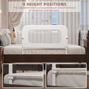 Bed Rail for Toddlers, Baby Bed Rail Guard for Kids, Toddler Bed Rails with Reinforced Anchor Fit, Height Adjustable & Foldable Bed Rail Guard for Twin, Full, Queen & King Beds (White, 32IN) by TinyTreasures Baby Boutique