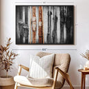 ElephantStock Ski Collection Wall Art - Horizontal Framed Canvas - 1-Piece Bathroom Wall Decor - Photography sports Canvas Print - Brown and Black Decor for Wall - 40" X 27" by CozyNest Decor
