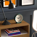 NEWGATE® M Mantel Echo Desk Clock | Modern Round Design | Eden Green | Easy to Read Numbers | Contemporary Style for Desk, Table, Shelf or Bedside by CozyNest Decor