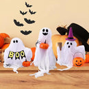 Halloween Decorations - Set of 3 Cute Spooky Ghosts Crafts - Ghost Decorations Indoor Halloween Decor for Party Table Home Room Kitchen Office by CozyNest Decor