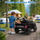 24V Ride on Car Licensed Ford F-150 Raptor, Kids Electric Car with Remote Control, LED Light/Music/MP3, Truck Bed Storage, 3-Point Seat Belt (24V, Black) by TinyTreasures Baby Boutique