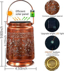 KY&BOSAM Solar Lanterns Outdoor Waterproof Hummingbird & Butterfly Lantern Garden Decor Birthday Gifts for Women Mom Metal Solar Lights Outdoor Lantern Hanging Outside for Yard Backyard Pathway Patio by GreenHaven Gardens
